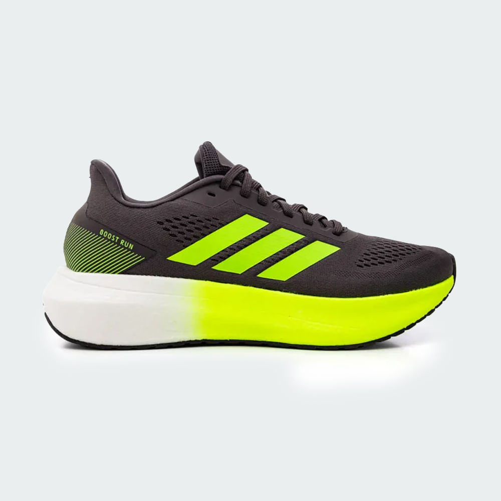 TENIS BOOST RUN KJ0968 CINZA/VERDE 37