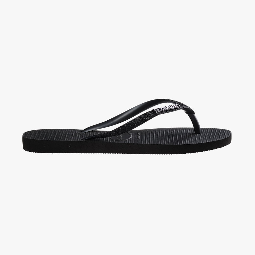 HAVAIANAS 4146975 SLIM GLITTER II 4146975 1069-PRETO/PRETO 33/34