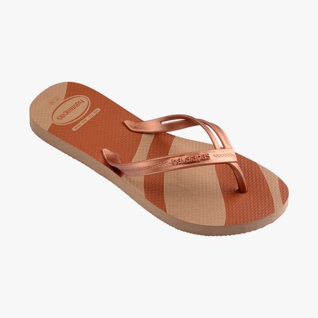 HAVAIANAS  4148804 ELEGANCE PRINT 4148804 3581-ROSE/GOLD 37/38
