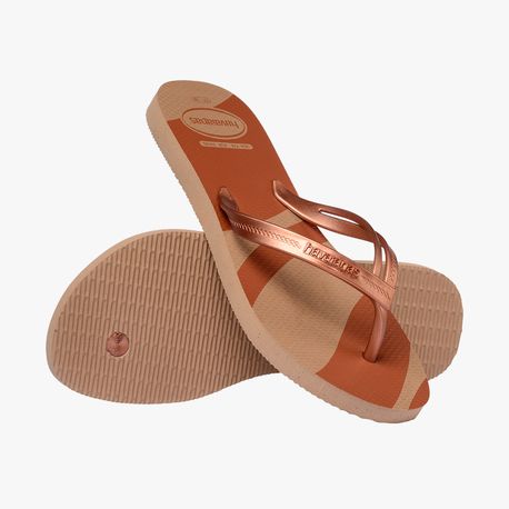 HAVAIANAS  4148804 ELEGANCE PRINT 4148804 3581-ROSE/GOLD 37/38