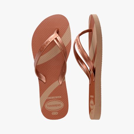 HAVAIANAS  4148804 ELEGANCE PRINT 4148804 3581-ROSE/GOLD 37/38
