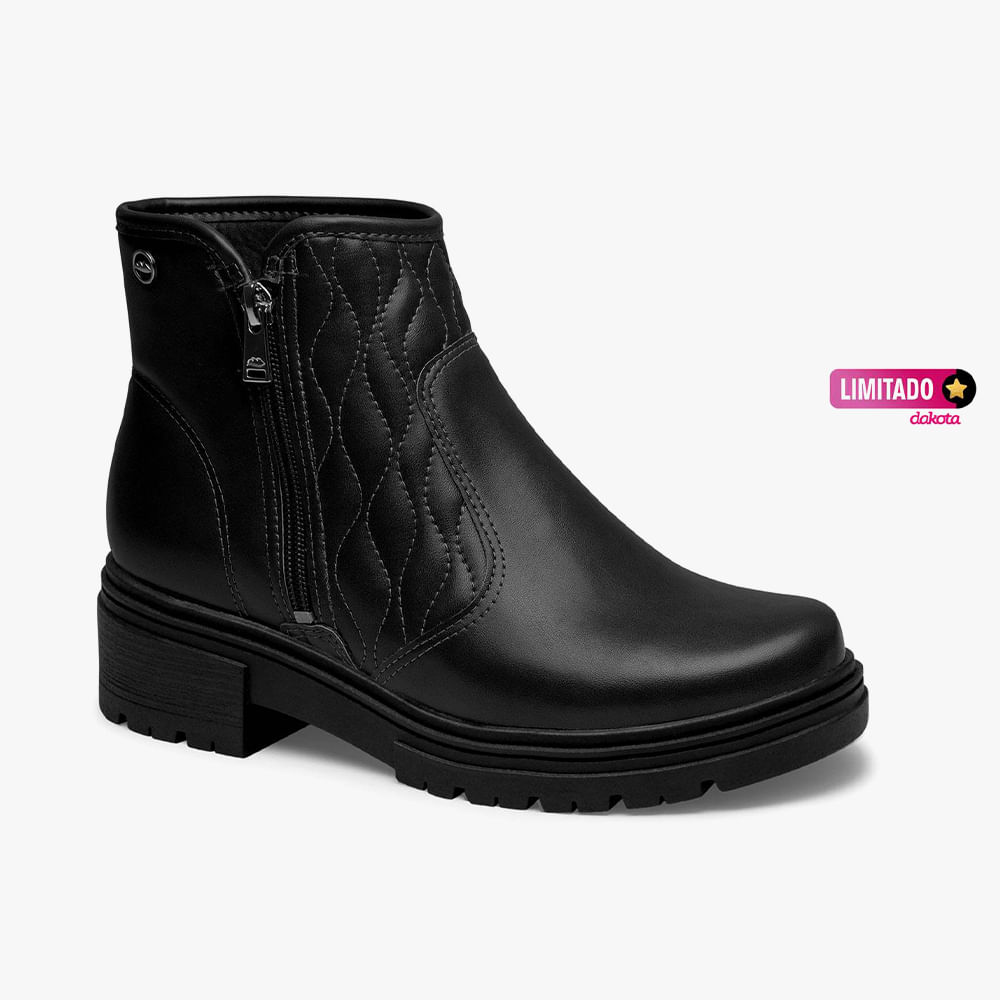 BOTA COTURNO RASTEIRA D2731 0001 PRETO						 34