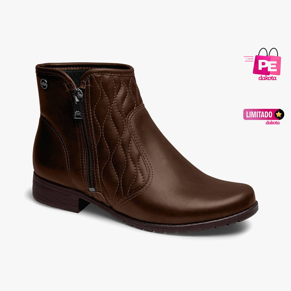 BOTA CANO CURTO RASTEIRA D2184 0002 CAFE 35
