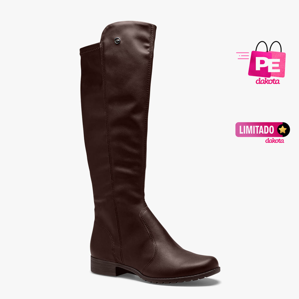 BOTA CANO LONGO RASTEIRA D0641 0002 CHOCOLATE 35