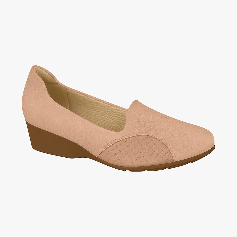 SAPATO ANABELA JOANETE MODARE 7014 229 NAPA ROSE 37