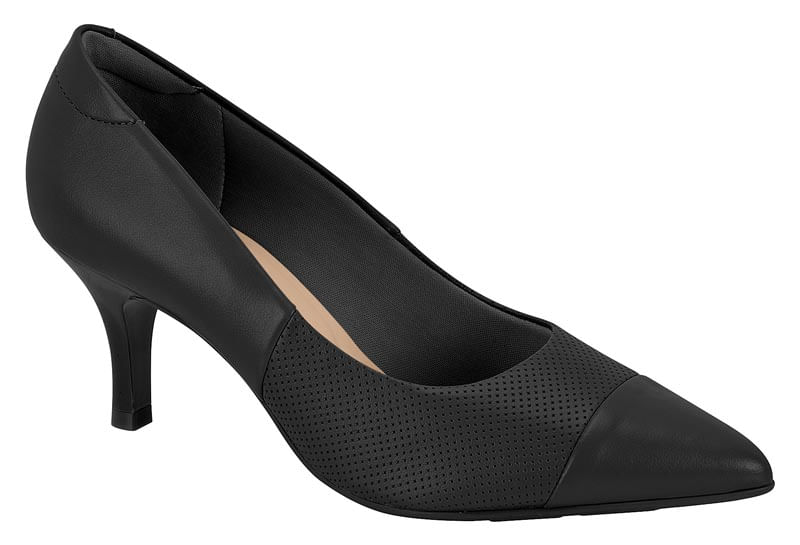 SCARPIN SALTO  MICRO PERFURO 7408 101 NP PRETO						 35