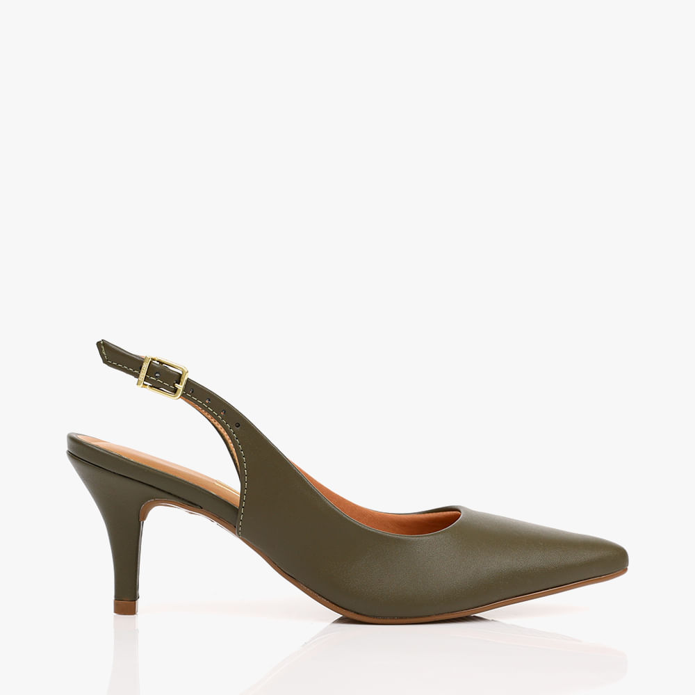SCARPIN SLINGBACK  SALTO ALTO 1185 700 OLIVA NP 36