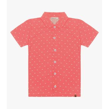 Camisa Infantil Menino Trick Nick Rosa