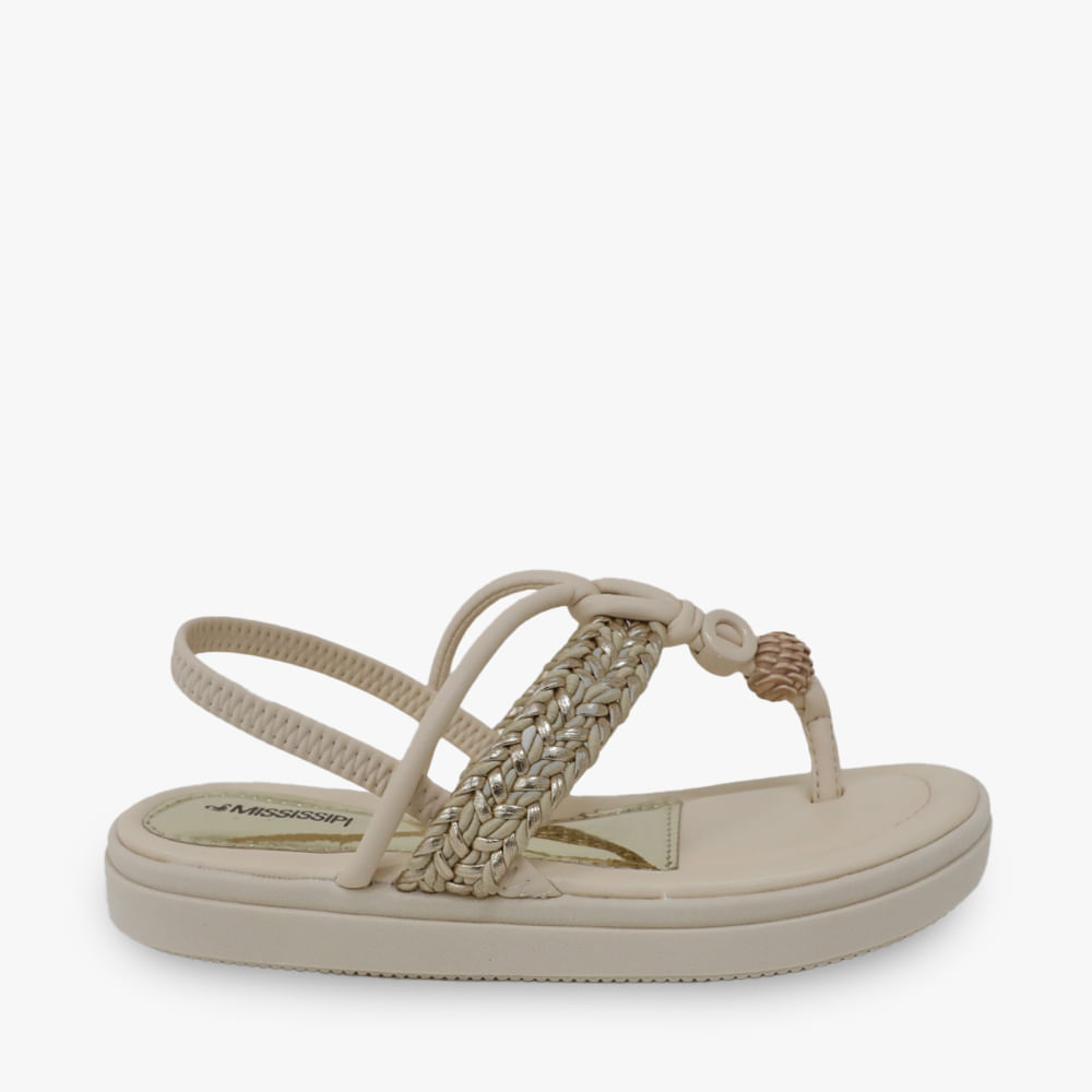 RASTEIRA SANDALIA PEDRAS MB082 03 BAUNILHA 36