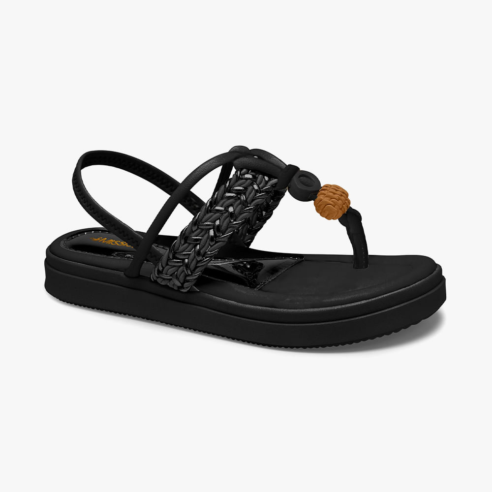 RASTEIRA SANDALIA PEDRAS MB082 07 PRETO 36