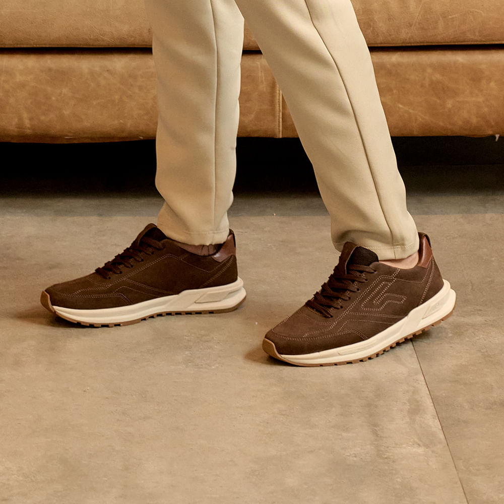 SAPATENIS MODA 112151 006-CHOCOLATE 40