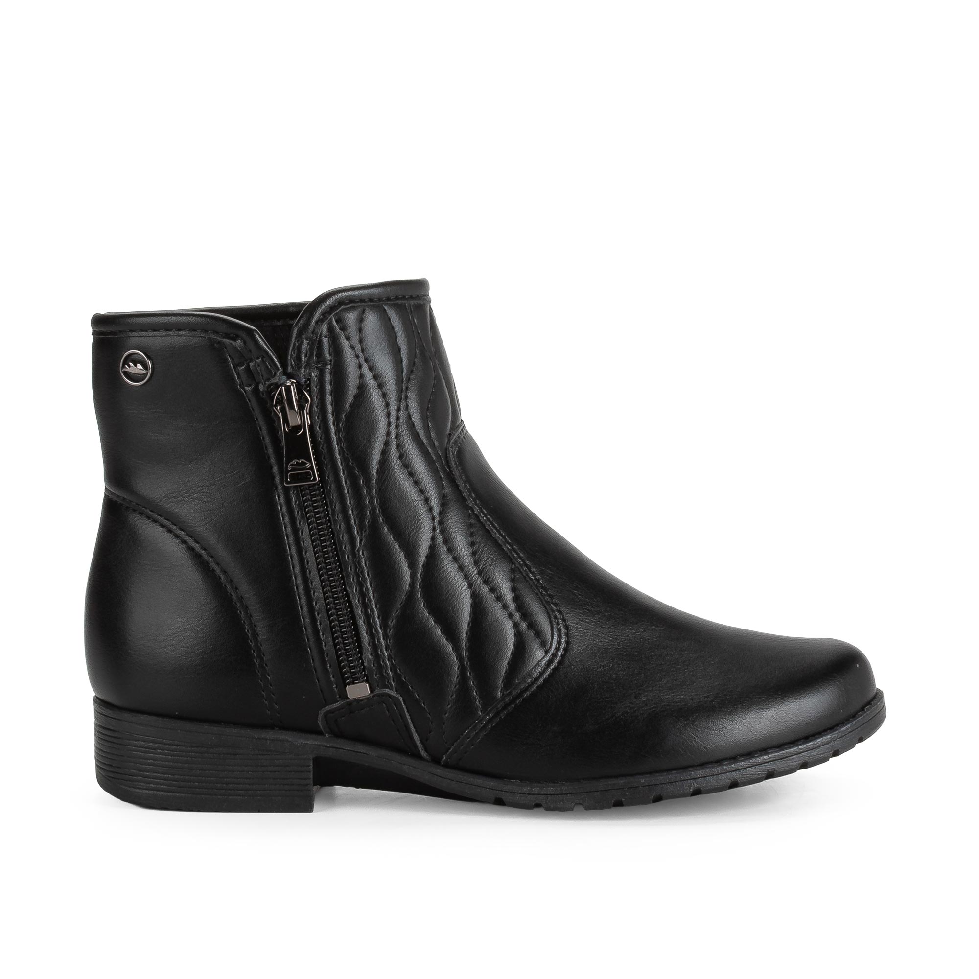 BOTA CANO CURTO RASTEIRA D2184 0001 PRETO						 35