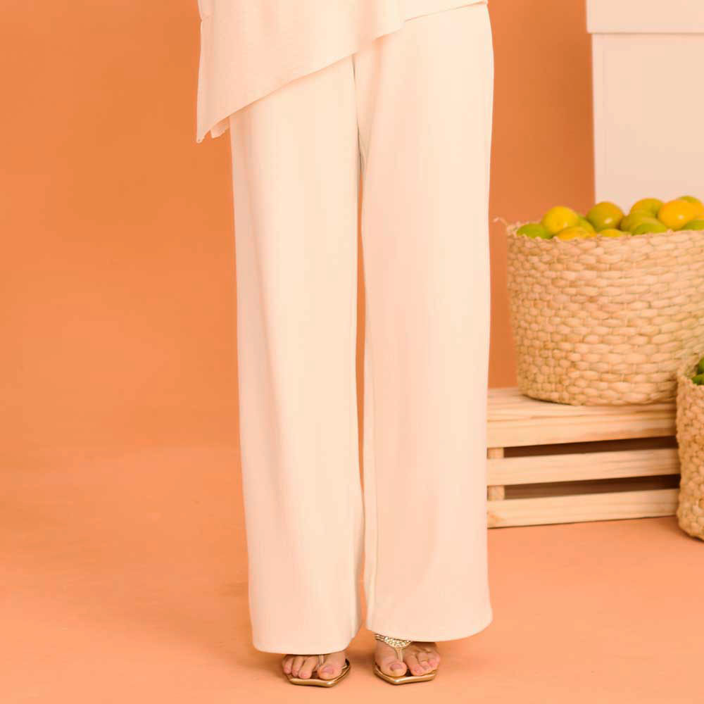 CALÇA ALFAIATARIA RISCA DE GIZ DI134 OFF WHITE						 P