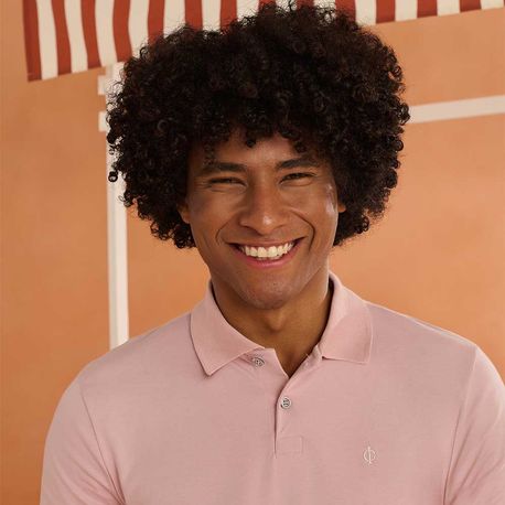 POLO MC SUEDINE DB0066 ROSE M