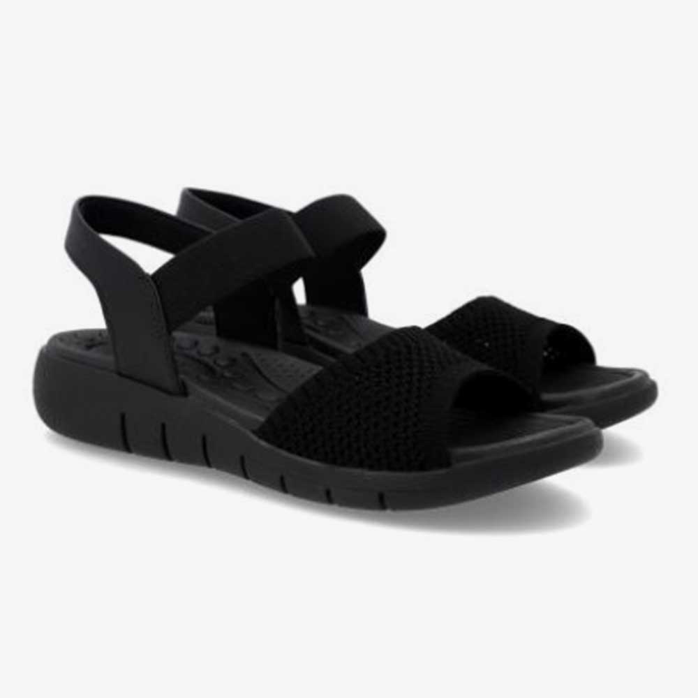 SANDALIA CONFORTO TRICOT - USAFLEX UC08005 PRETO 35