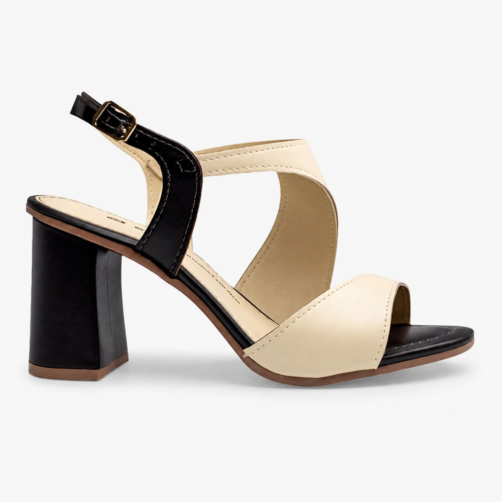 SANDALIA SALTO - DAKOTA Y8764 0001 VANILLA/RIST 35