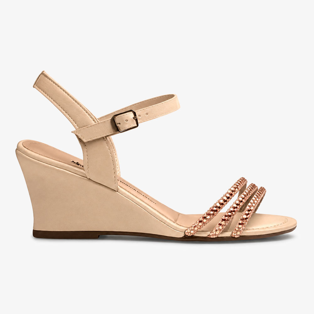 SANDALIA SALTO ANABELA - DAKOTA DC263 0004 ROSE/BEGE 35