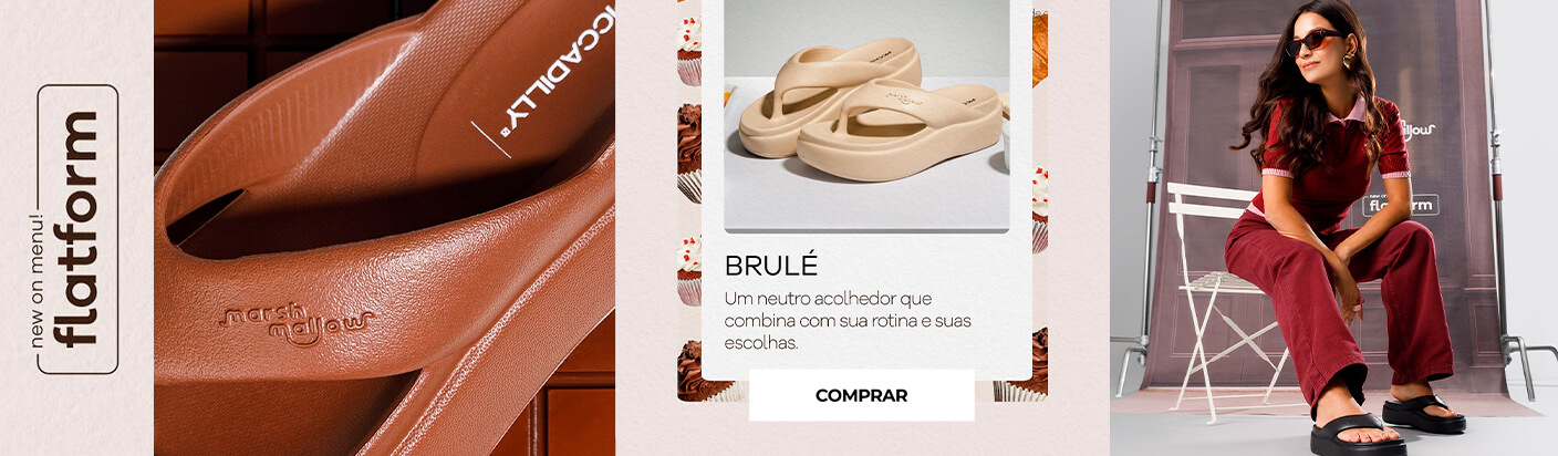 Chinelo Marshmallow Flatform