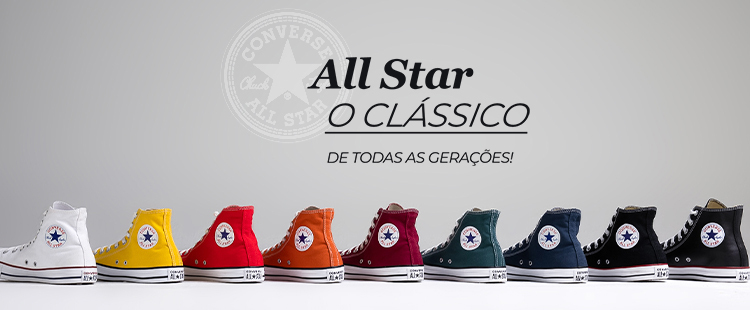 Tênis Converse Chuck Taylor All Star Preto - Feirão dos Calçados